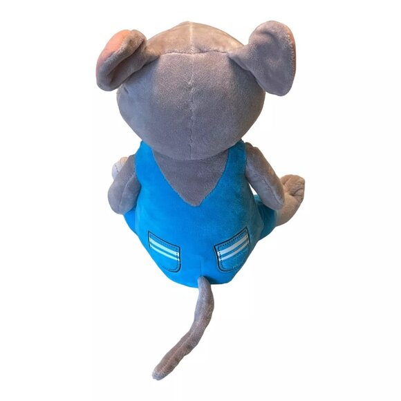 Kohls Cares If you Give a Mouse a Cookie Blue Overalls 16" Plush - Picture 4 of 6